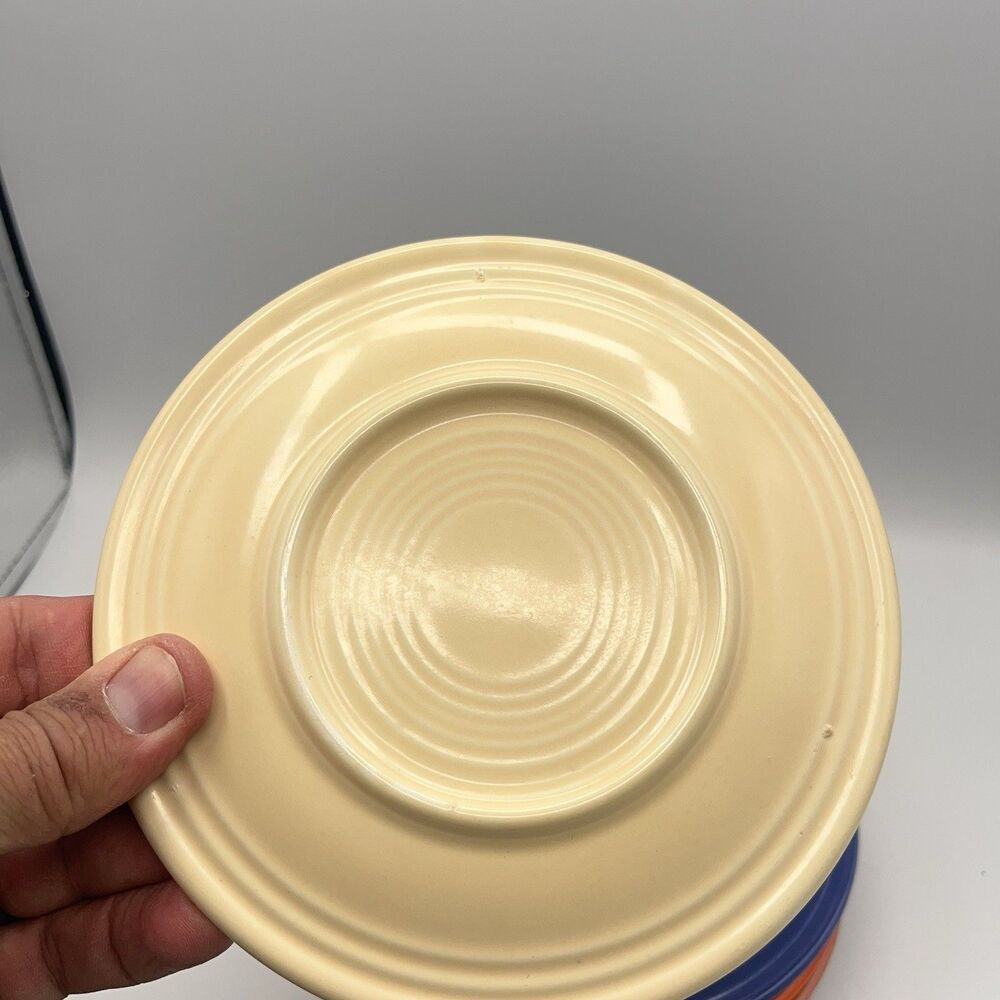 Vintage Mixed Fiesta Bread & Butter Plates 6.25” Colors Lot (8) Genuine HLC USA - Picture 15 of 16